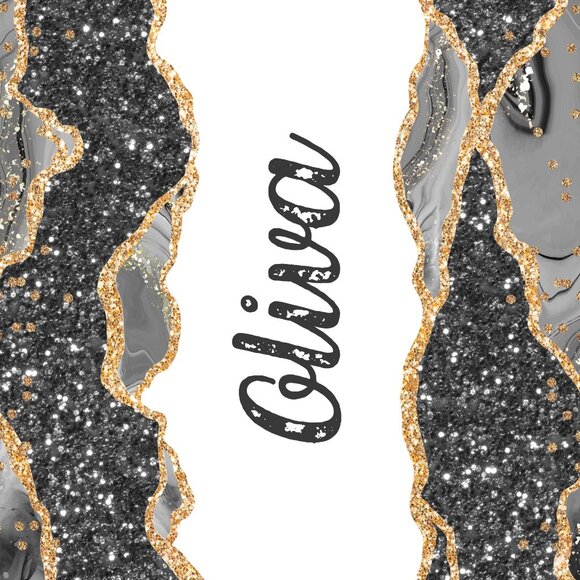 Black And White Personalized Tumbler, Custom Name Tumbler, Christmas Gift idea - Picture 2 of 8